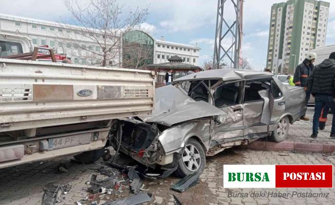 Malatya’da 6 araç bir birine girdi: 1 yaralı