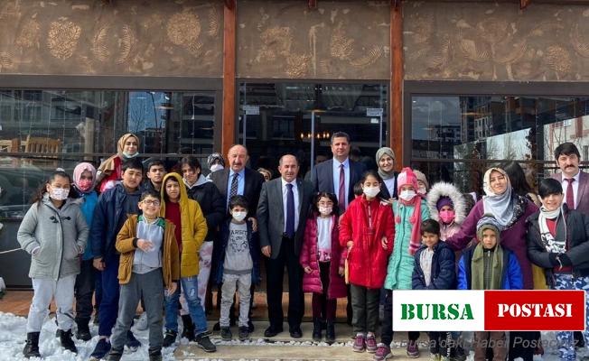 Malatya’da dezavantajlı çocuklar kahvaltıda bir araya geldi