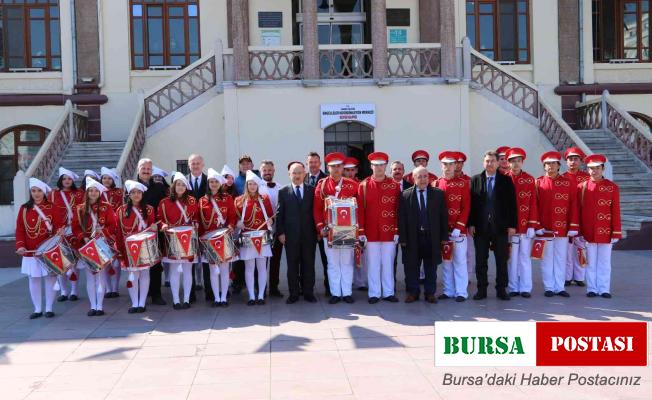 Manisa Bando Takımı ilk kez resmi törende görev aldı