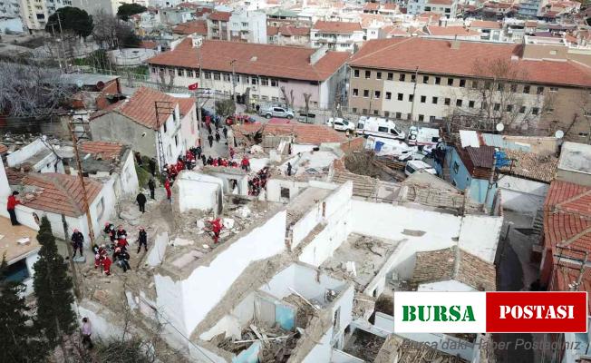 Manisa’da deprem tatbikatı gerçeği aratmadı