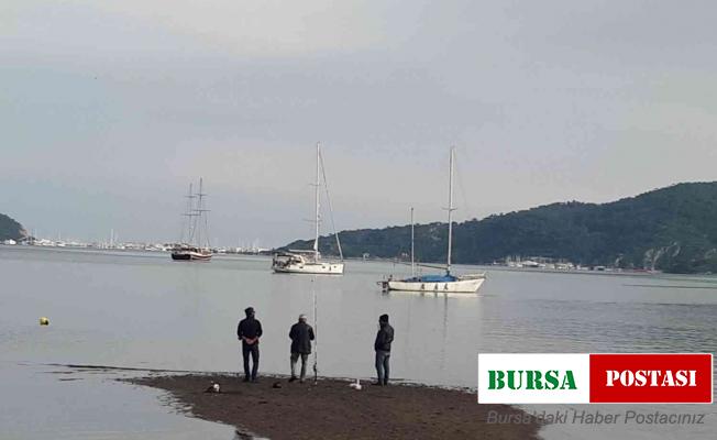 Marmaris’te deniz çekildi, olta balıkçılarının eli boş kaldı