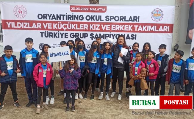 Mehmet Cansız Ortaokulu oryantiring dalında bölge birincisi oldu