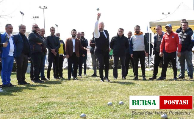 Menemen’de bocce heyecanı yaşandı
