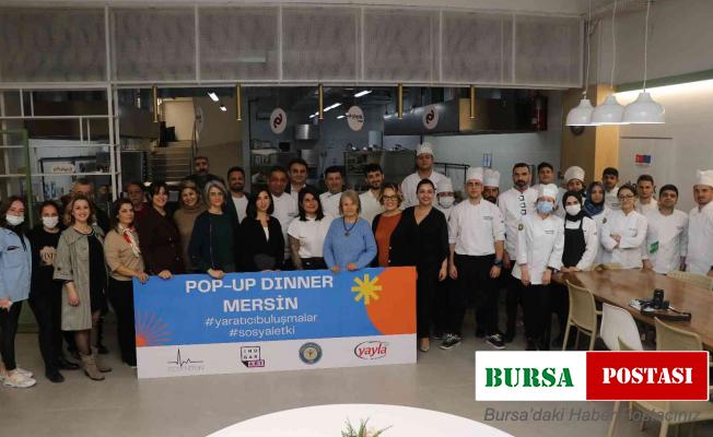 Mersin’de ’Pop-Up Dinner’ etkinliği