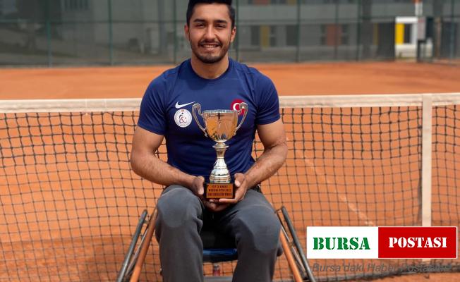 Mezitli Belediyesi sporcusu Ahmat Kaplan’dan teniste büyük başarı