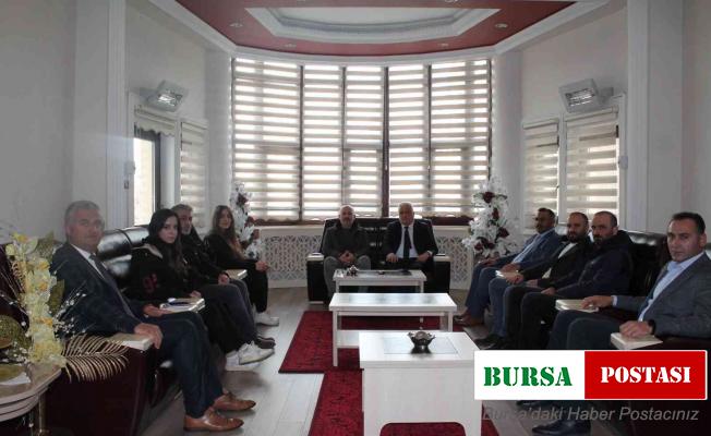 Milli Eğitim Müdürü Tomar basın mensuplarıyla bir araya geldi