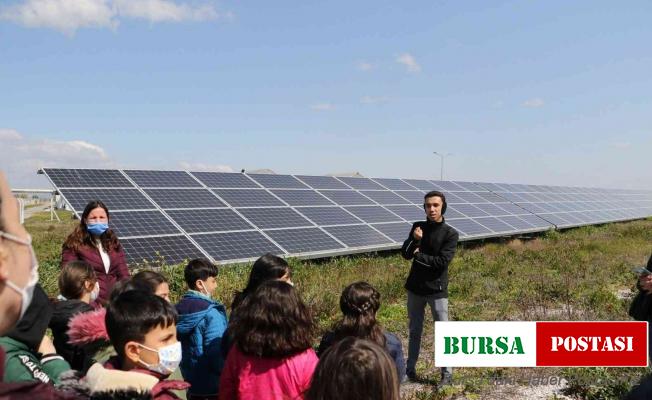 Minik öğrenciler MASKİ’nin çevreci güneş enerjisi santralini gezdi