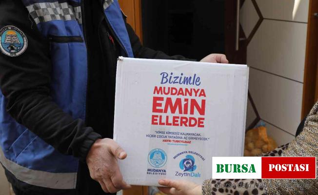 Mudanya Belediyesi’nden ihtiyaç sahiplerine Ramazan paketi