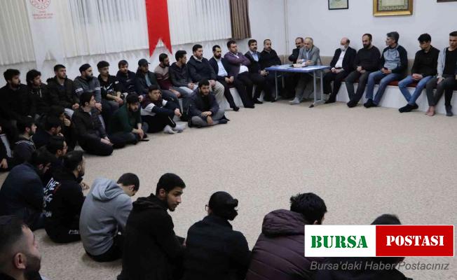 Müftü Pehlivan üniversite öğrencileriyle buluştu