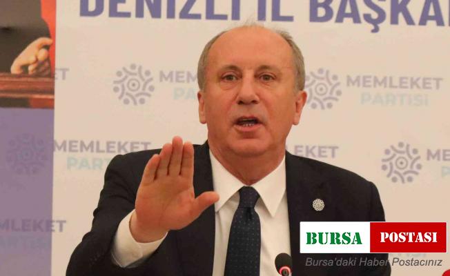 Muharrem İnce: “CHP kanallarında ölsem belki haber olurum”