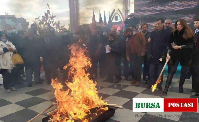 Nevruz ateşi Keçiören’de yandı, büyükelçiler üzerinden atladı