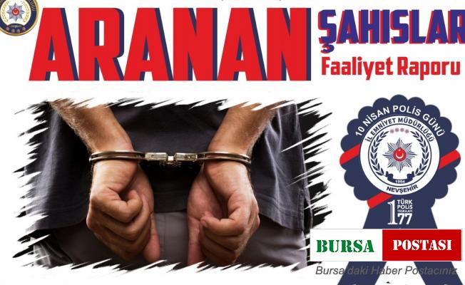 Nevşehir’de aranan 29 şüpheli yakalandı