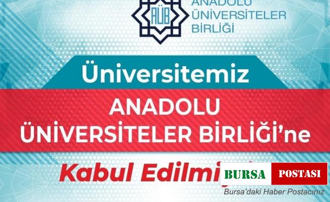 Niğde Ömer Halisdemir Üniversitesi, Anadolu Üniversiteler Birliğine kabul edildi