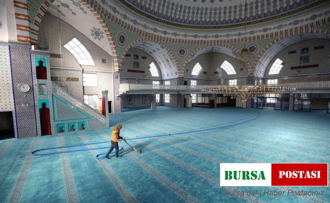 Nilüfer’deki ibadethanelerde temizlik başladı