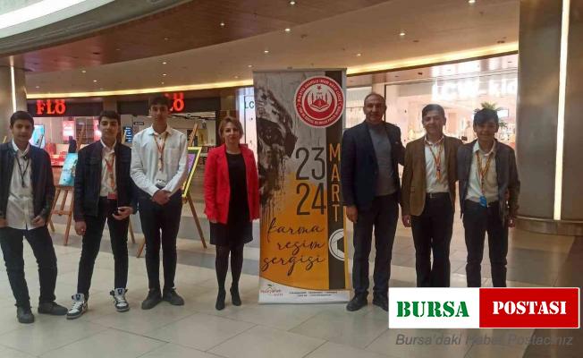 Öğrenciler emeklerini sergiledi