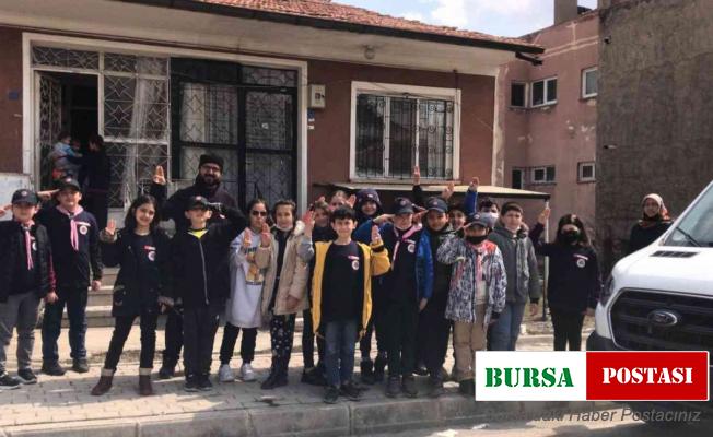 Öğrencilerden örnek davranış