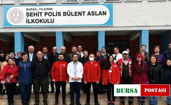 Öğretmen ve velilerden anlamlı ‘kan’panya