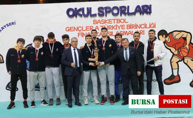 Okullar Sporları Gençler Türkiye Şampiyonası sona erdi