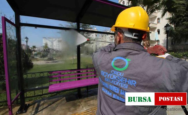 Ordu’nun durakları pırıl pırıl
