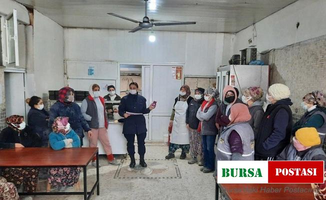 Organize sanayide çalışan kadınlara KADES uygulaması anlatıldı