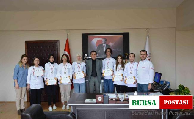 Ortaca Meslek Yüksekokulu aşçılık programı öğrencilerinden yedi madalya