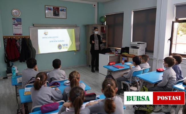 Ortaca’da öğrenciler sıfır atık konusunda bilinçlendiriliyor