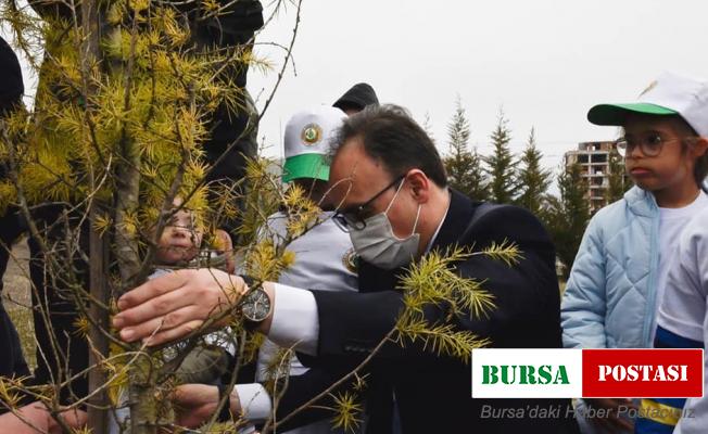 Özel çocuklar fidan dikimi gerçekleştirildi