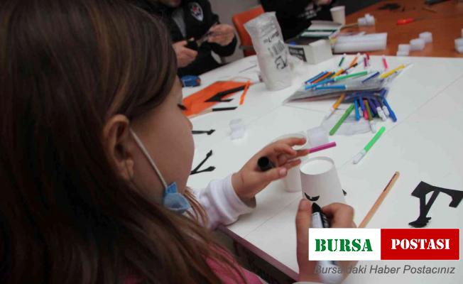 (ÖZEL) Çocuklar, ’Geri Dönüşüm Atölyesi’nde birbirinden güzel çalışmalara imza atıyor