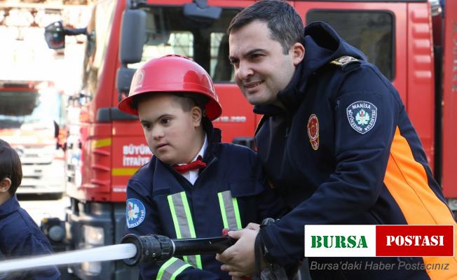 Özel öğrenciler itfaiye teşkilatının konuğu oldu