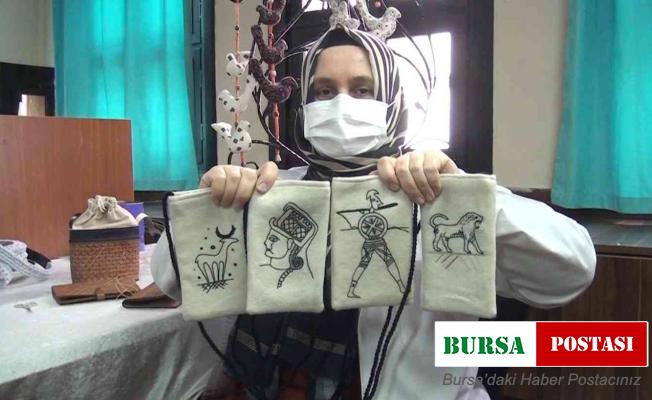 (ÖZEL)Friglere ait desenleri sanatla buluşturdular