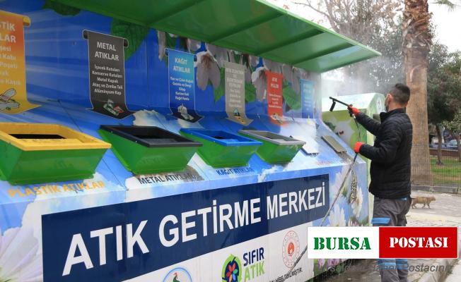 Pamukkale’de temizlik çalışmaları devam ediyor