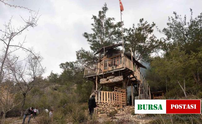 Pandemi döneminde yaptı, doğa ile iç içe stres atıyor