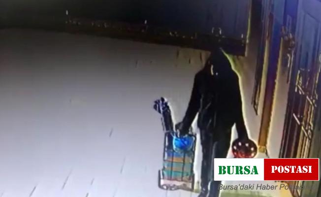 Pazardan alışveriş yapar gibi apartman soydu