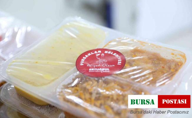 Pursaklar Aşevi’nde kimsesiz ve engellilere sıcak yemek