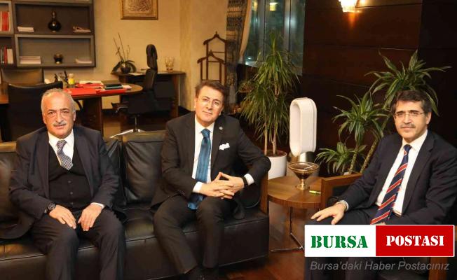 Rektör Çomaklı, Strateji ve Bütçe Başkanı İbrahim Şenel ile bir araya geldi