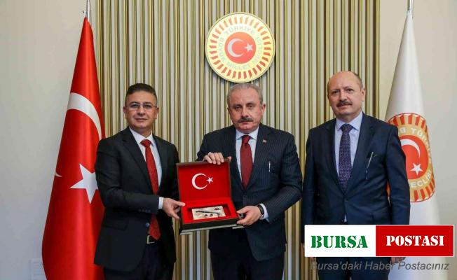 Rektör Kuş’tan Meclis Başkanı Şentop’a teşekkür ziyareti