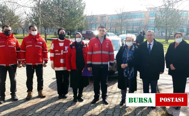 Rektör Tabakoğlu, Ukrayna’dan gelen Kırım Tatar Türklerini ziyaret etti