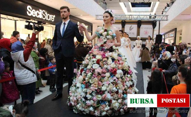 Rize’de gelinlik defilesi büyüledi