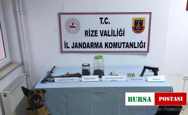 Rize’de uyuşturucu operasyonu: 1 gözaltı