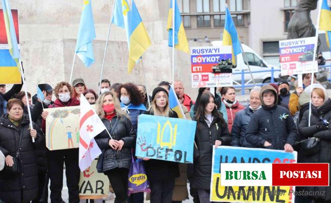 Rusya Ukrayna Savaşı Ankara’da üçüncü kez protesto edildi