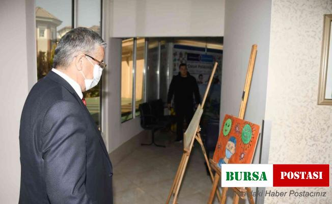 Sağlık çalışanlarına yönelik şiddete hayır konulu resim yarışması