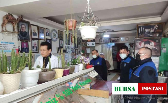 Salihli zabıtasından kasap denetimi