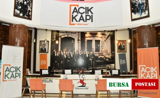 Samsun’da ’Açık Kapı’ 11 bin vatandaşa hizmet verdi