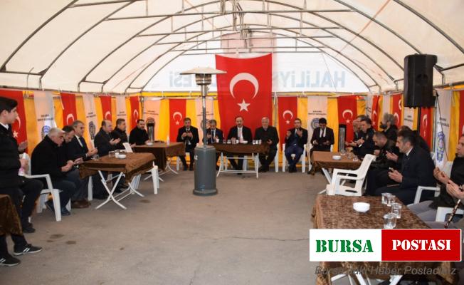 Şanlıurfa’da şehit polisler için taziye çadırı kuruldu