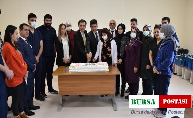 Sason Devlet Hastanesinde 14 Mart Tıp Bayramı pasta ile kutlandı