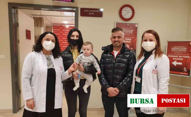Savaş bölgesinden gelen Ukraynalı bebek Ordu’da muayene oldu