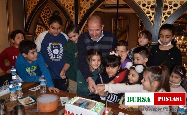 Şehit çocuklarından Kervancıoğlu’na doğum günü sürprizi