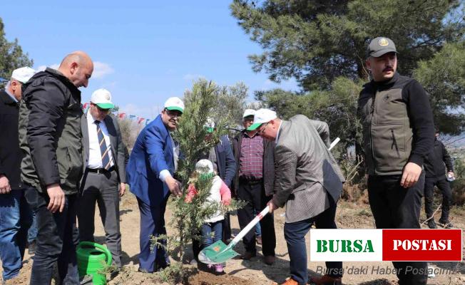 Şehit Yaşar Cinbaş Hatıra Ormanı Kırkağaç’ta törenle açıldı