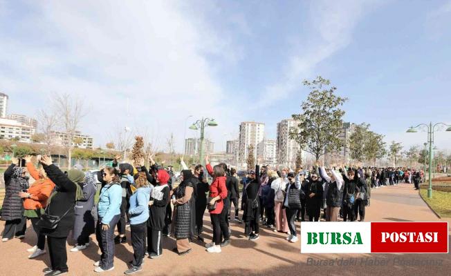 Şehitkamil Vadi Park’ta sağlığa adım attılar