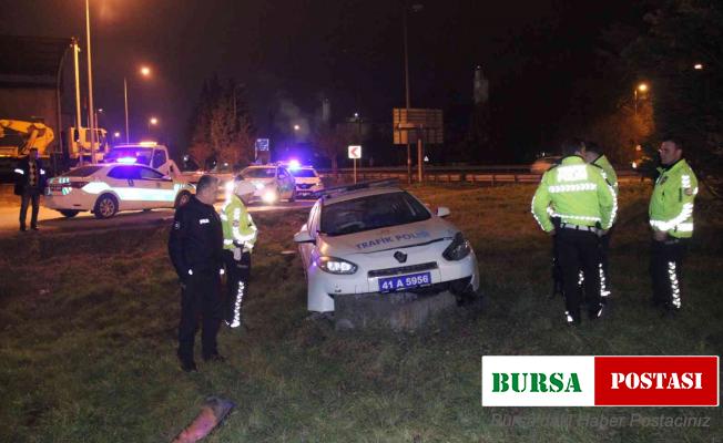 Şehri birbirine kattılar, hem polisler hem kendileri kaza yaptı